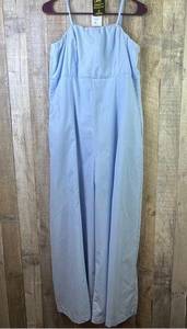 OOTD Rocks XL Light Blue Capri Wide Leg Sleeveless Jumpsuit Adjustable S…