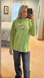 Bud Light Green Funnel Neck Sweatshirt