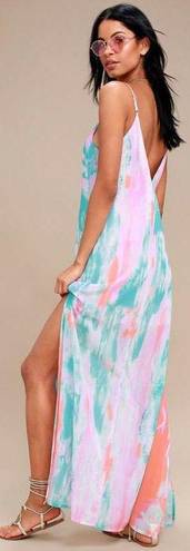 Lulus Watercolor Maxi Dress