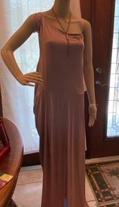 Boohoo Mauve Sleeveless Maxi Gown size 20