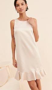 - Sasha Flounced Dress Ivory Formal Wedding Mother Of The Bride