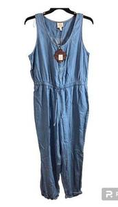 New Knox Rose Denim Jumpsuit Large