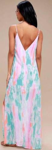 Lulus Watercolor Maxi Dress