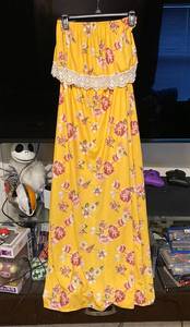 Yellow Floral Maxi Dress