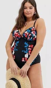 Underwire Floral Swimsuit