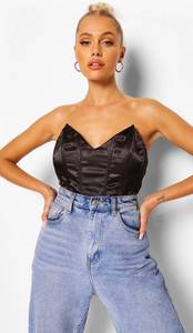 Boohoo Boning Corset Top