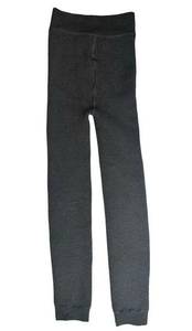 Bearpaw Ladies Fur Lined Warm Heavyweight Leggings Womens Size Small 2-6 Grey