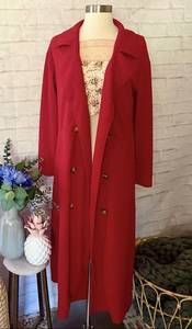 NEW Red ‘NYC Chic’ Over Coat