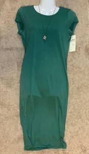 Sea green form fitting dress