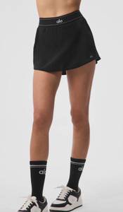 Match Point Tennis Skirt Black