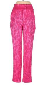 Barbiecore Jorja Pants Business $212 REVOLVE Animal Print Fuschia Satin NWOT