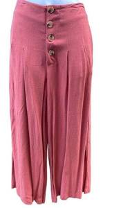 Fashion On Earth Boho Burnt Orange Cropped
Wide Leg Pants