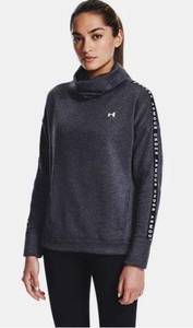 Under Armour  UA Women's Taped Fleece Funnel Neck Lightweight Sweater Large