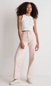 Pink High Rise The Perfect Vintage Wide Leg Jeans