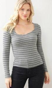 Project Social T Kimora Top in Charcoal Grey M