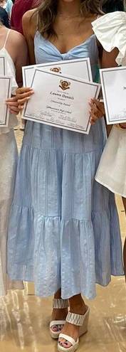 blue botique dress