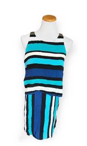 NWT Womens  Striped Sleeveless Dress - Sz M