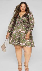 Kara Floral Print Tiered Dress