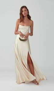 Strappy Draped Gown