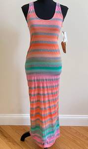 Colorful Striped Maxi Dress