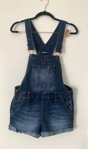 Denim Shorts Overalls