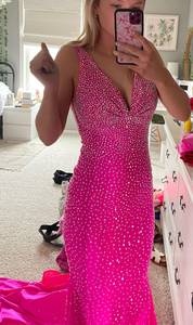 Hot Pink Prom Dress