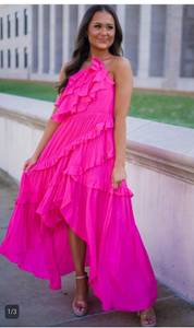 Pink HI-LO Dress