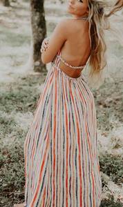 Plunge Maxi Dress