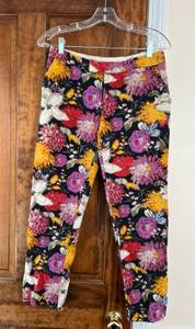 Floral Print Trousers