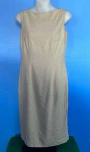 HILLARD & Hanson Tan Sleeveless Dress Size 4