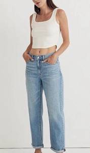 Madewell  Slouchy Boyjean in Rubyvale Wash