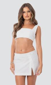 White Skirt Set