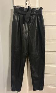 Black Leather Pants