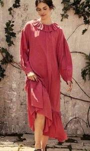 💕DOEN💕 Everest Dress ~ Camilia Long Sleeve 100% Silk Cottagecore Medium M NWT