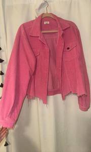 Pink dress jacket 