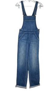 Wildfox Ladonna High Rise Straight Leg Denim Overalls Sz XS