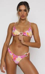 White Fox Boutique White Fox Good Vibrations Retro Bikini Set