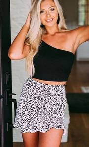 These Three Boutique Leopard Skirt