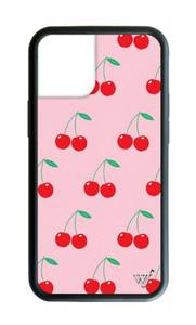 Wild Flower  Pink Cherries iPhone 12/ 12 Pro Case