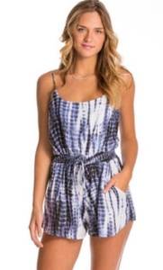 Blue Tie dye romper