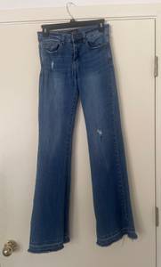 Cowgirl Couture Distressed Flare Jeans