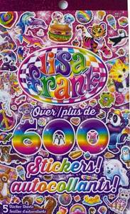 Lisa Frank Over 600 Stickers Collection Booklet