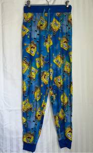 Nickelodeon Spongebob Squarepants Blue Tie Dye Joggers Women’s Size Small