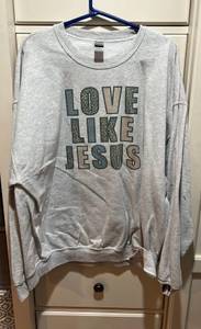 Love like Jesus crewneck