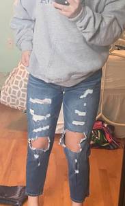 Hollister Ripped Mom Jeans