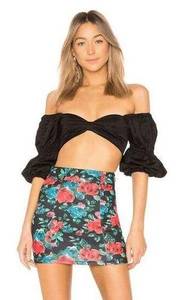 NWT Lovers + Friends Sandy Mini Skirt in Size S Floral Print