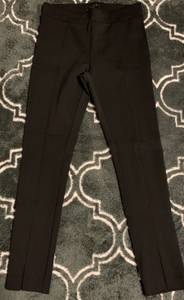 Split Hem Black Leggings