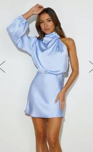 MEET TONIGHT DRESS LIGHT BLUE -