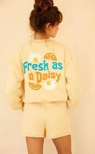 NEW Dippin' Daisy's Fresh As A Daisy Crewneck Sweatshirt