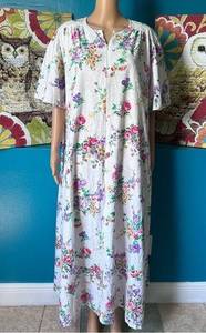 David Brown California Vintage Floral Maxi House Dress